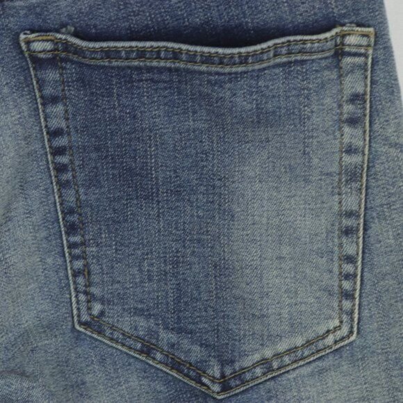 Blank NYC Horatio Men's Size 31 Blue Denim Tuxedo Stripe Skinny Jeans - Picture 5 of 11